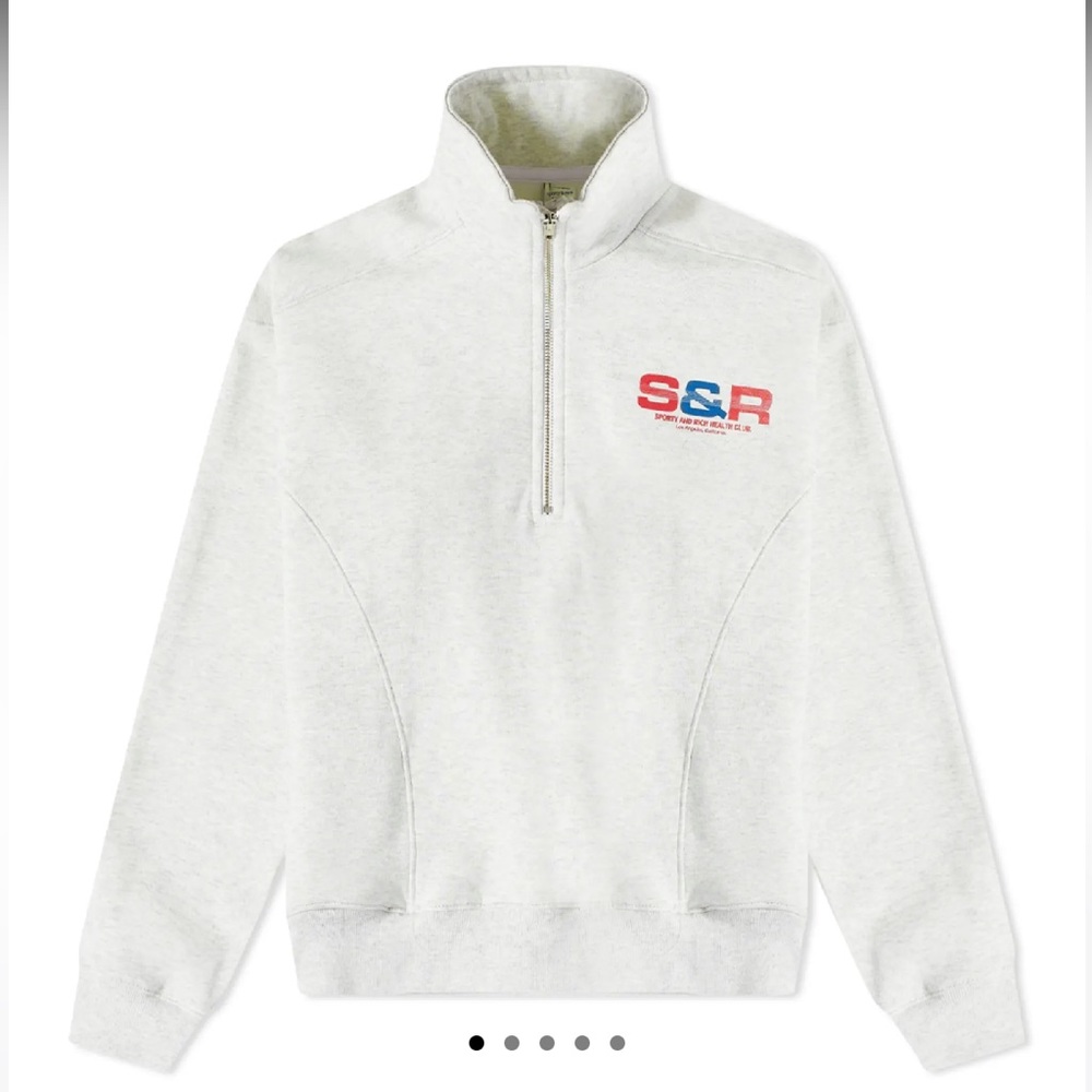 Sporty & Rich 1/4 zip sweatshirt